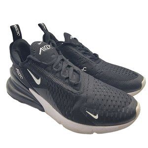 Nike Air Max 270 Women's Size 8 Black White Athletic Running Shoes AH6789-001